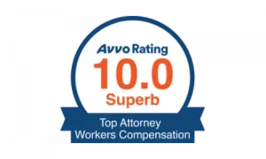 Avvo Rating 10.0 Superb Top Attorney Workers Compensation